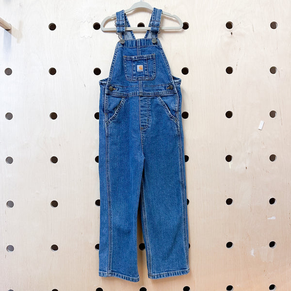 Vintage 2000s Carhartt Denim Overalls / 4T