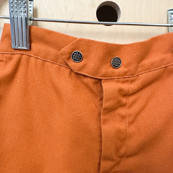 Vintage 1970s Brown Shorts / 18-24M