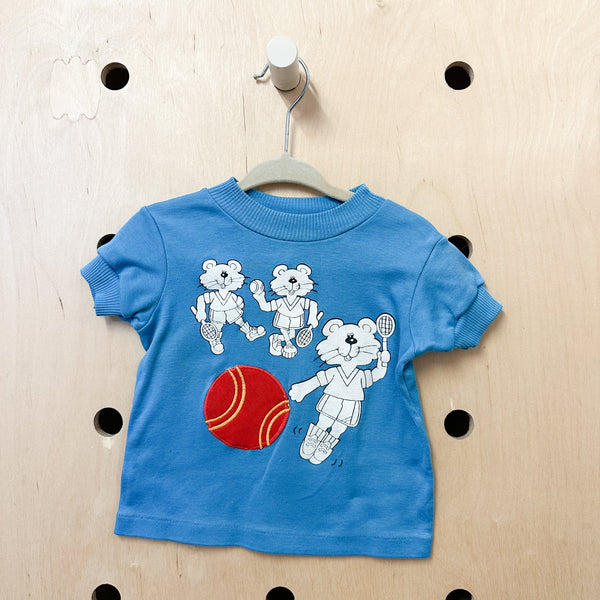 Vintage 1980s Tennis Top / 12-24M
