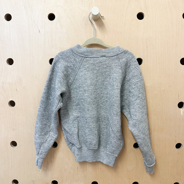 Vintage 1980s Gray Sweatshirt / 4-5T