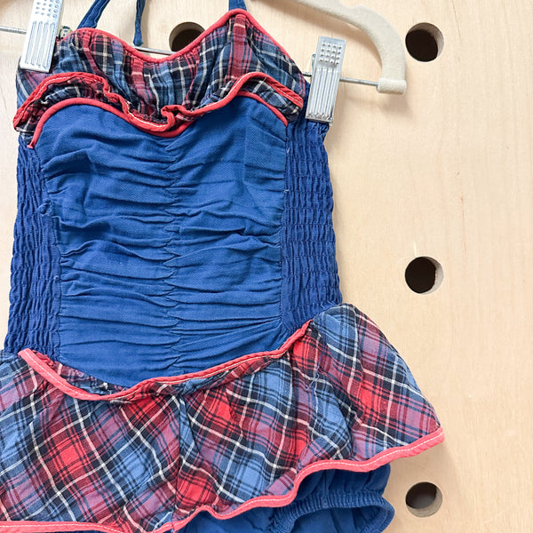 Vintage 1940s One-Piece Swimsuit / 4T