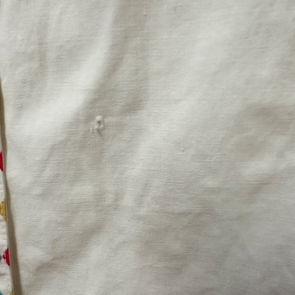 Vintage 1950s Harlequin Blouse / 6-7yr