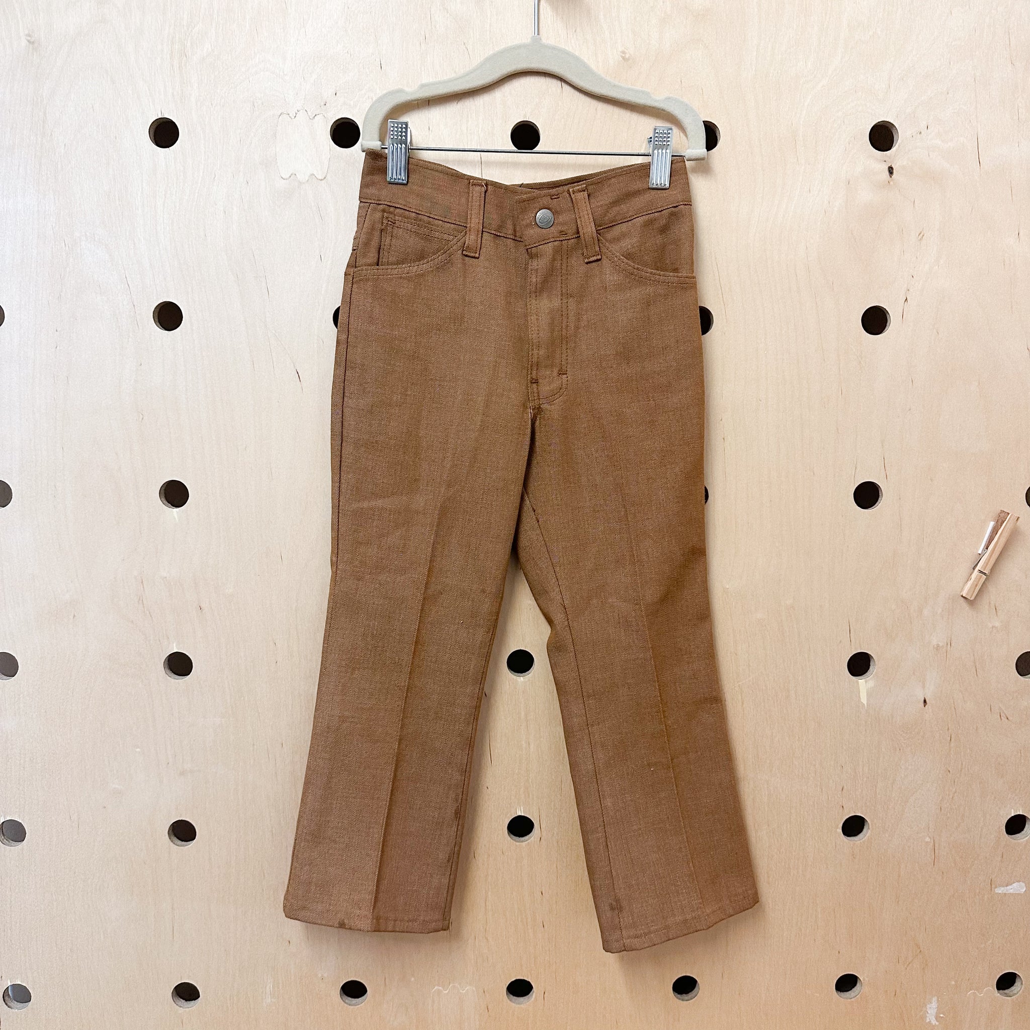 Vintage 1970s Brown Jeans / 5-6yr