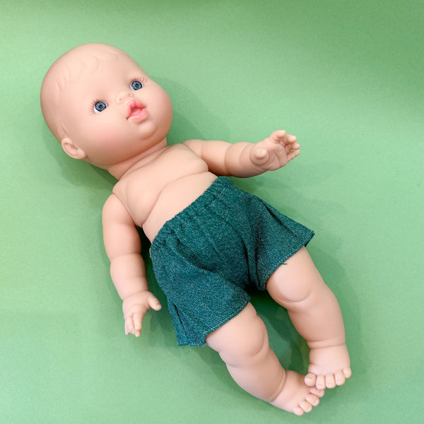 Vintage 1950s Green Doll Outfit set (fits Gordis doll)