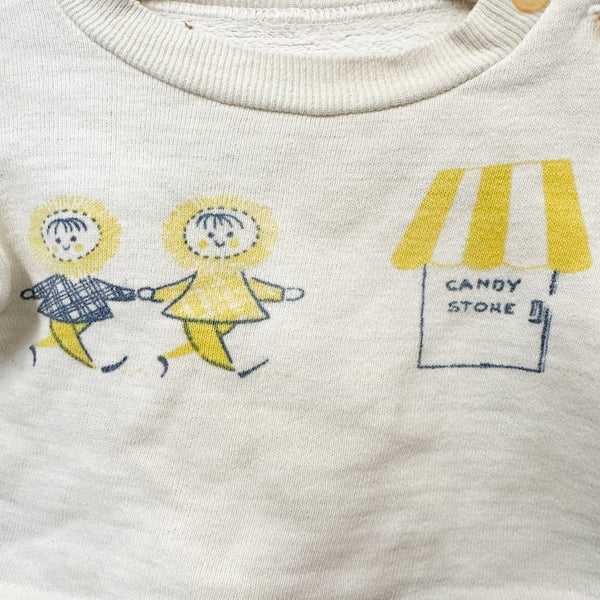 Vintage 1960s Candy Store Top / 6-12M