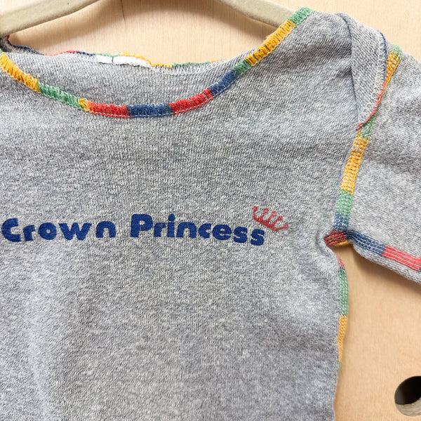 Vintage 1980s Crown Princess Tee / 6M