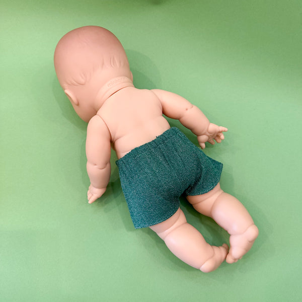 Vintage 1950s Green Doll Outfit set (fits Gordis doll)