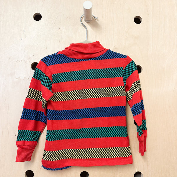 Vintage 1980s Grand Prix Turtleneck / 18-24M