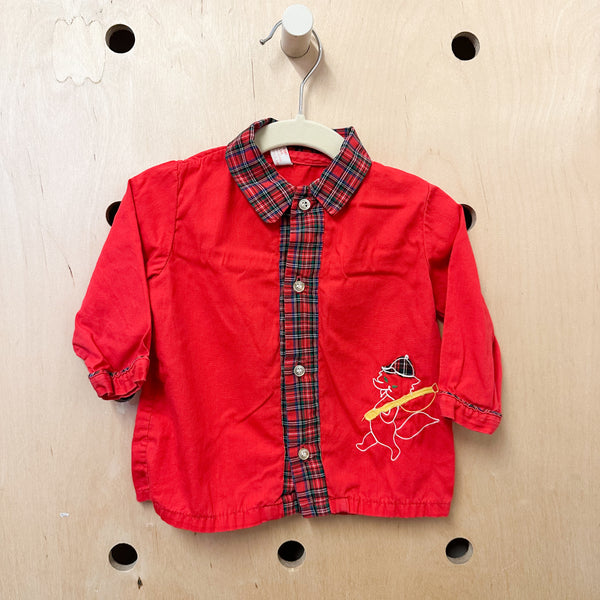 Vintage 1960s FoX Shirt / 12M