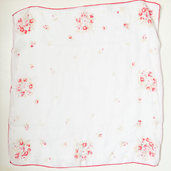 Vintage Hankie - Tiny Rose