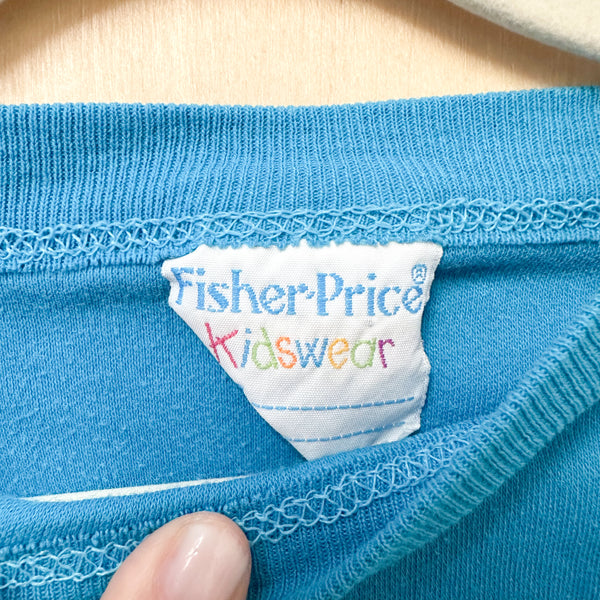 Vintage 1990s Blue Crewneck Top / 12-24M