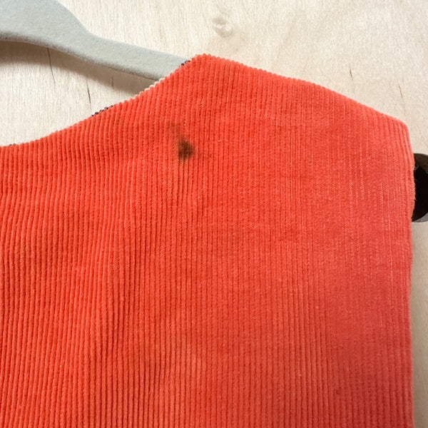 Vintage 1980s Jack o'lantern Dress / 6-7yr