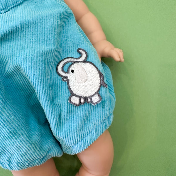 Vintage Doll Elephant Romper (fits Gordis doll)