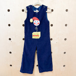 Vintage 1970s Jack in the Box Overalls / 2T