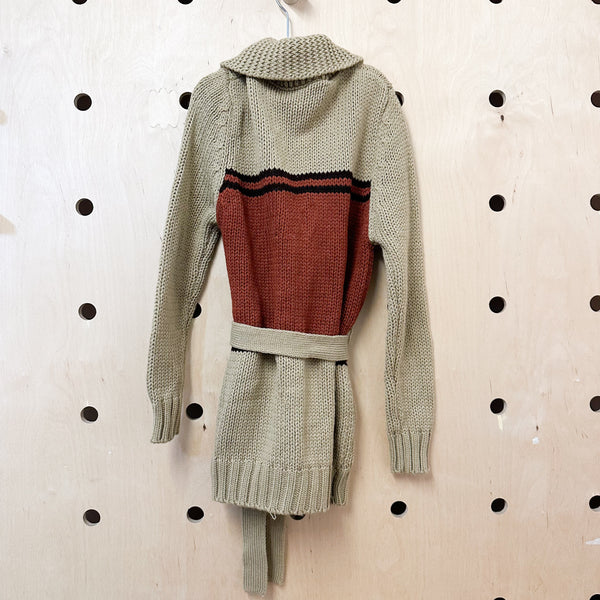 Vintage 1970s Aztec Cardigan / 10yr