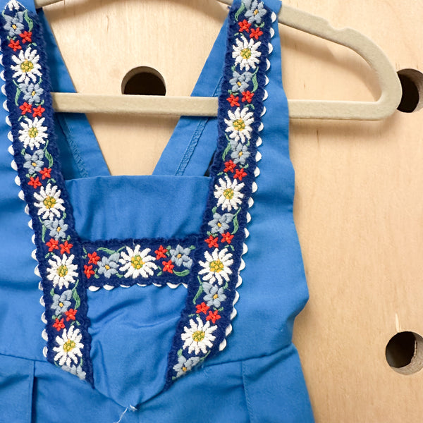 Vintage 1970s Swedish Romper / 6M