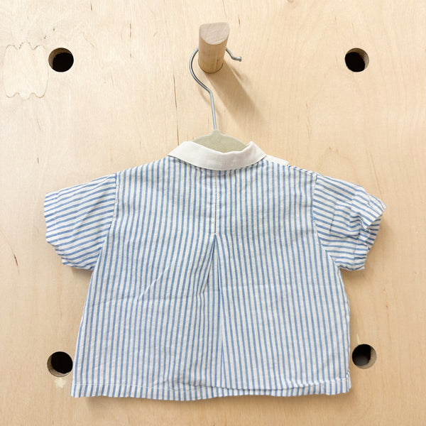 Vintage 1960s Baby Clock Shirt / 0-3M