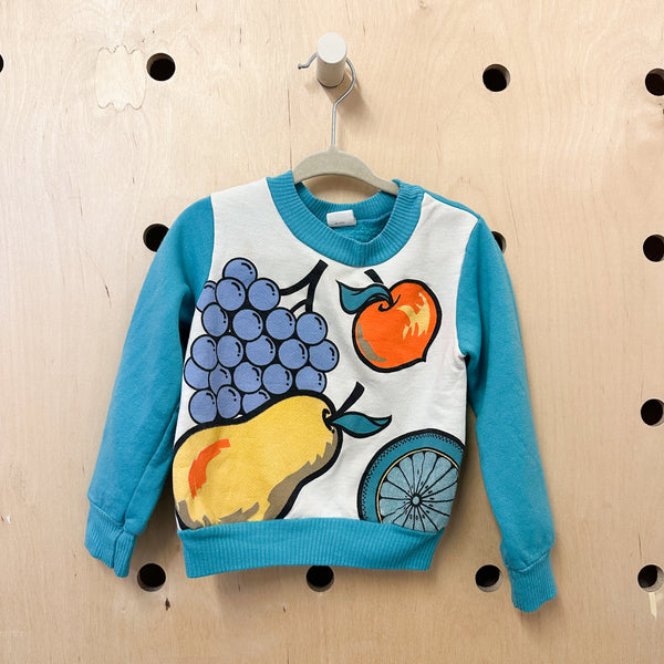 Vintage 1980s Fruit Sweatshirt / 3T