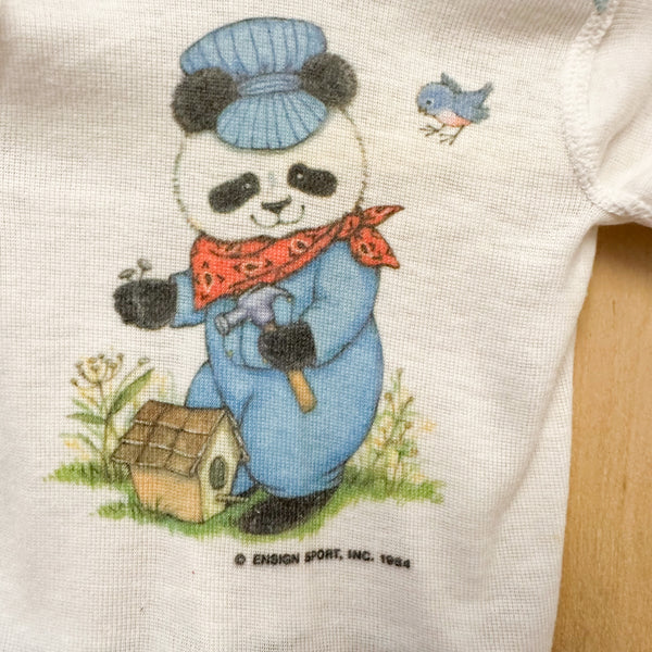 Vintage 1980s Panda Tee / 0M / NB