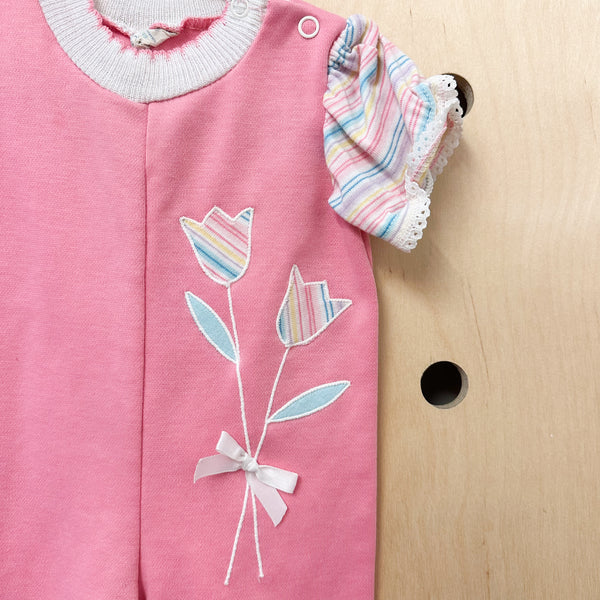 Vintage 1980s Tulip Romper / 6M