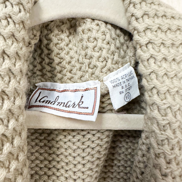 Vintage 1970s Aztec Cardigan / 10yr