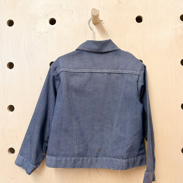 Vintage 1970s Denim Jacket / 3-4T