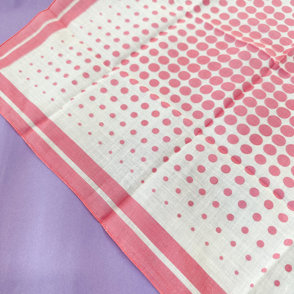 Vintage Hankie - Pink Dots