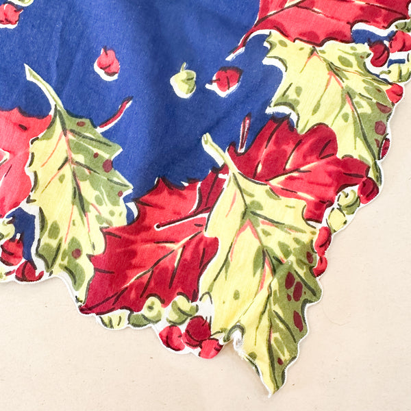 Vintage Hankie - Acorn