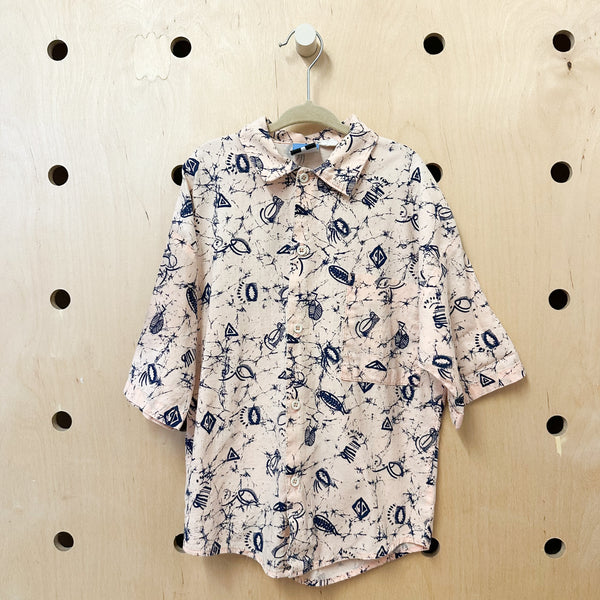 Vintage 1990s Hawaiian Shirt / 8yr