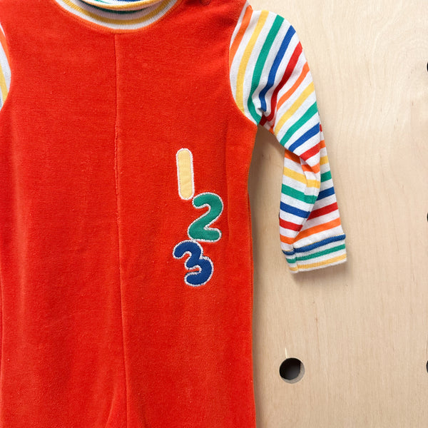 Vintage 1980s 1-2-3 Jumpsuit / 18M