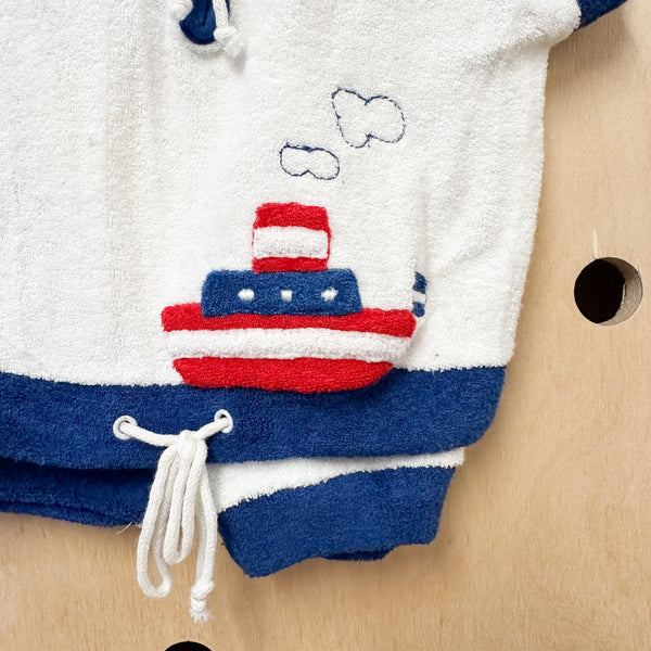 Vintage Deadstock Terry Cloth Outfit / 3-6M