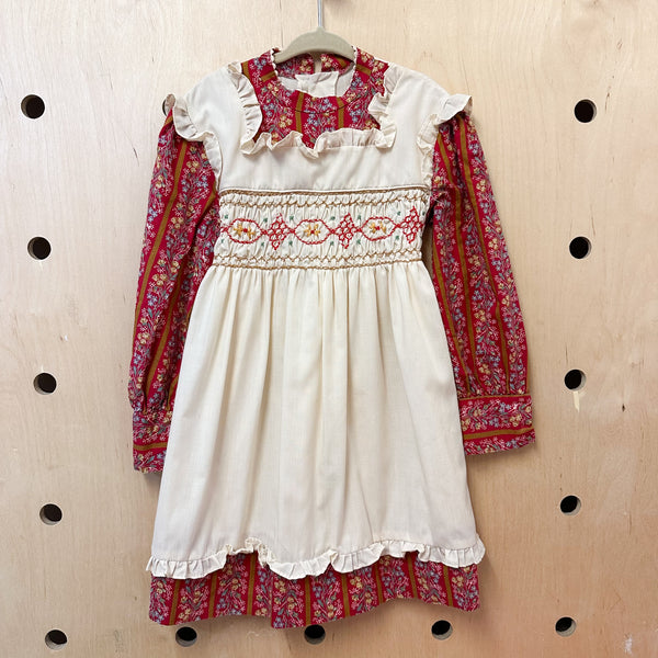 Vintage 1970s Polly Flinders Dress / 5-6yr
