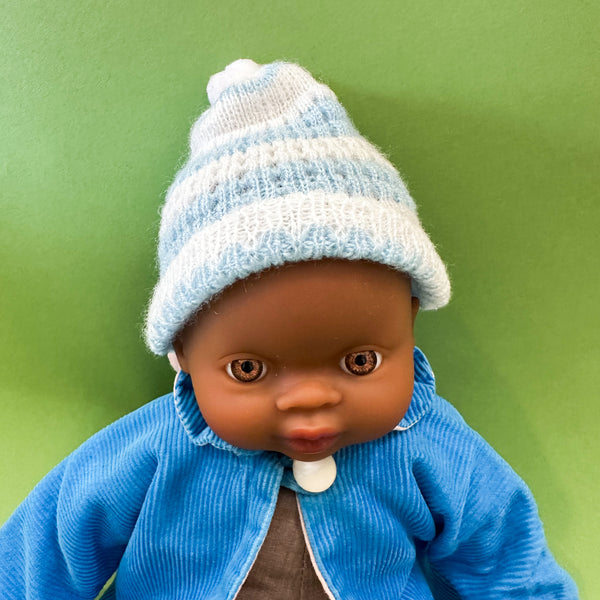 Vintage Knit Doll Hat (fits Soft Body doll)