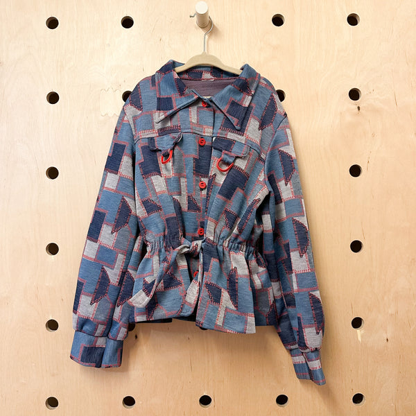 Vintage 1970s Patchwork Outfit set / 7yr