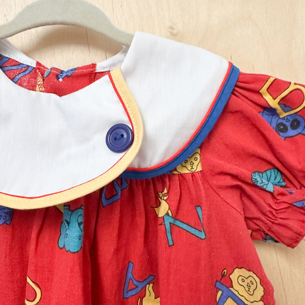 Vintage A-for Animal Dress / 2-3T
