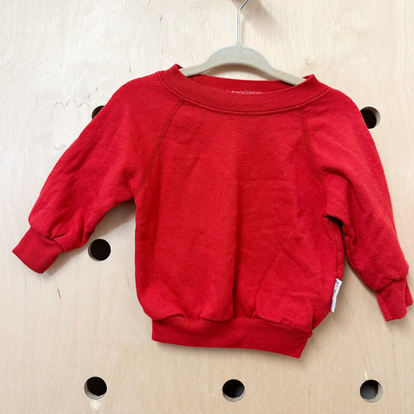 Vintage Red Sweatshirt / 12M