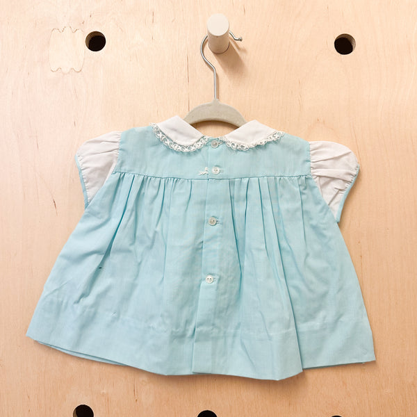 Vintage 1980s Cat Dress / 0-3M