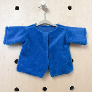 Vintage 1980s Blue Fuzzy Jacket / 6-12M