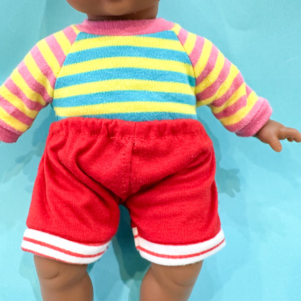 Vintage Doll T-shirt & Shorts set - fits Minikane Soft Bodied Doll