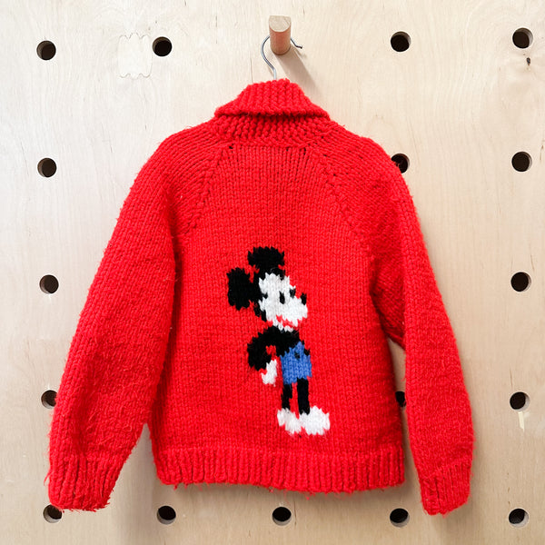 Vintage Mickey Mouse Cardigan / 5T