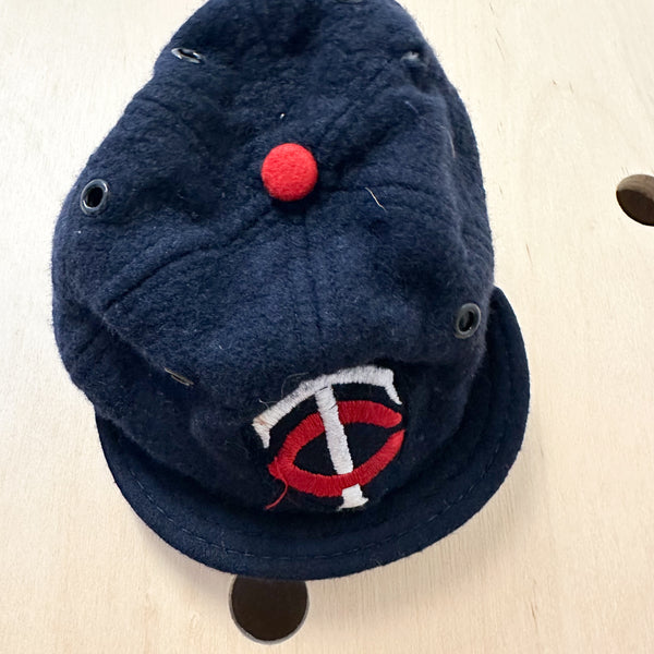 Vintage 1970s Wool Twins Baseball Cap / baby
