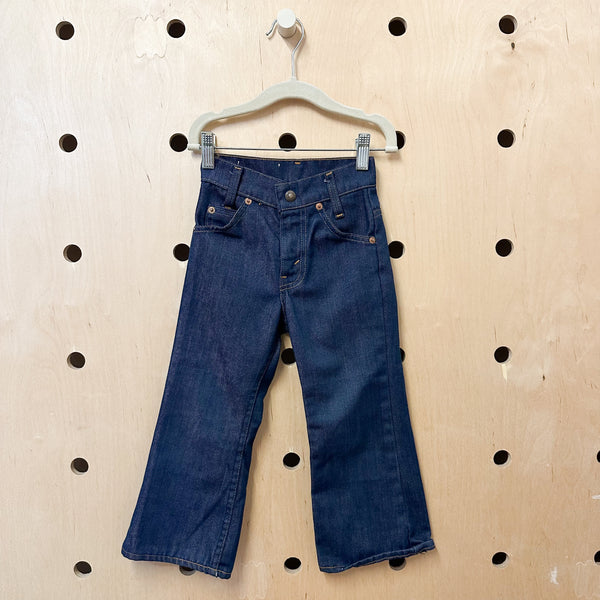 Vintage 1970s Orange Tag Levis Jeans / 3T