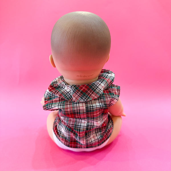 Vintage 1950s Plaid Doll Shirt (Gordis Doll size)