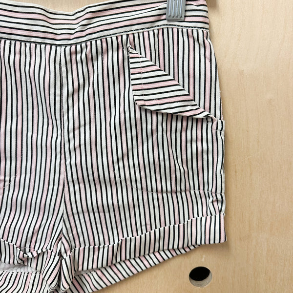 Vintage 1950s Pink Striped Shorts / 10yr