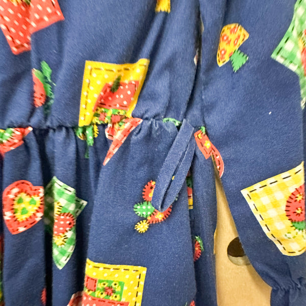 Vintage 1970s Mushroom Dress / 4T