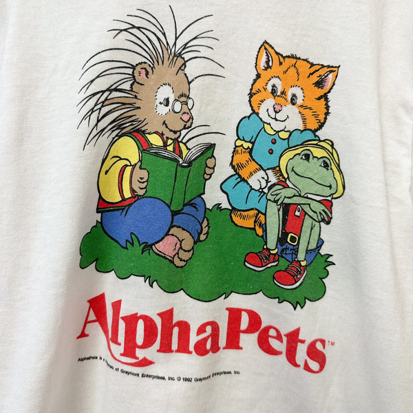 Vintage 1990s AlphaPets Tee / 7/8yr