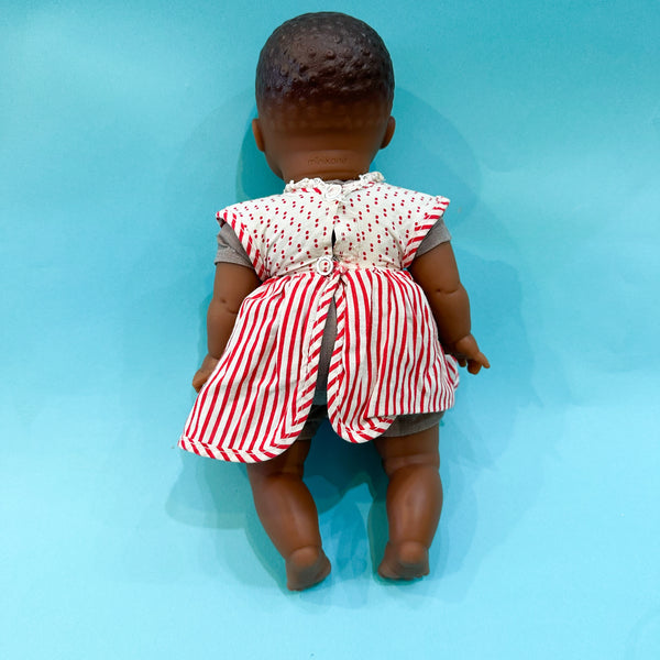 Vintage Doll Dress - fits Minikane Soft Bodied Doll