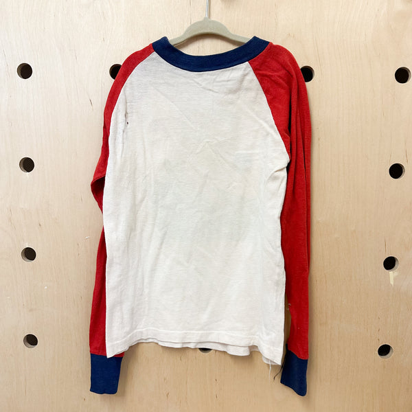 Vintage RARE  1970s Mighty Mouse Football Tee / 8yr