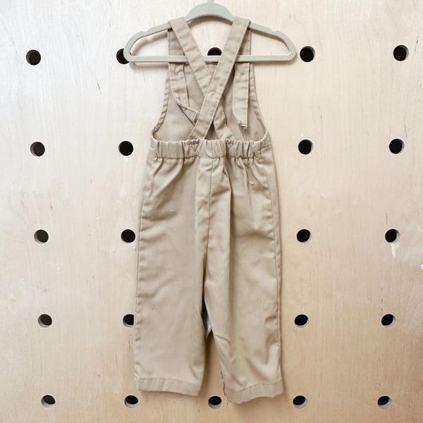 Vintage 1970s Baseball Overalls / 18M