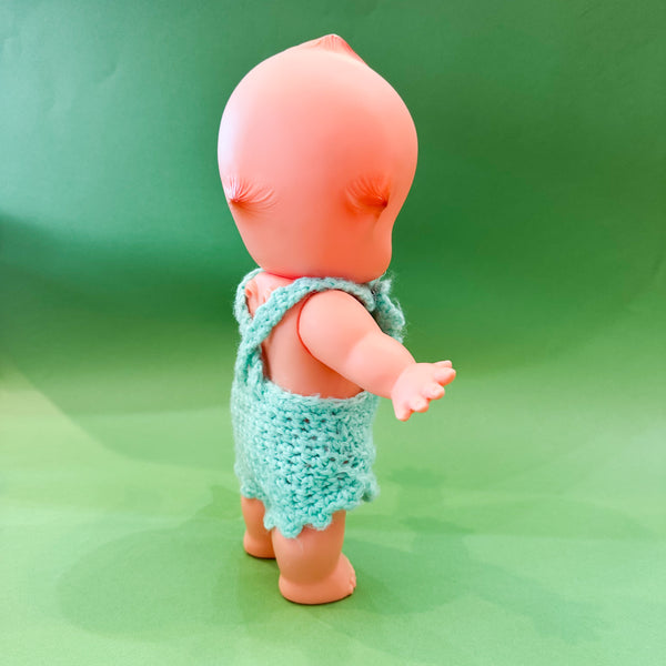 Vintage Knit Doll Romper / fits 28cm Kewpie OR Minikane Soft-Body Doll
